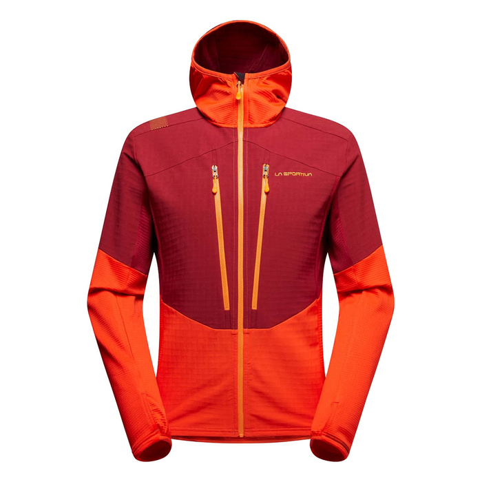 La Sportiva Seassion Tech Hoody M L70 322320 Cherry Tomato/Sangria