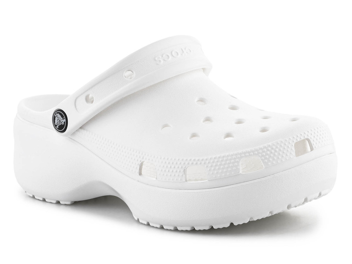 DAMEN-Hausschuhe CROCS CLASSIC PLATFORM CLOG 206750-100