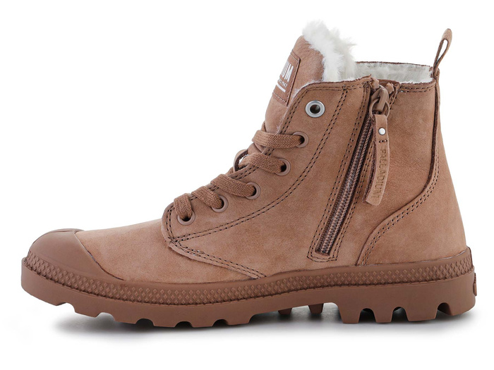 Palladium Pampa HI ZIP WL NUDE BROWN 95982-254-M