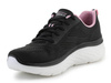 Damenschuhe SKECHERS GO WALK HYPER BURST SPACE INSIGHT BLACK/PINK 124578-BKPK