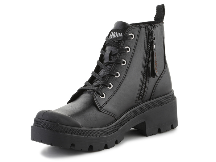 Palladium Pallabase Leather 96905-001-M Black/Black