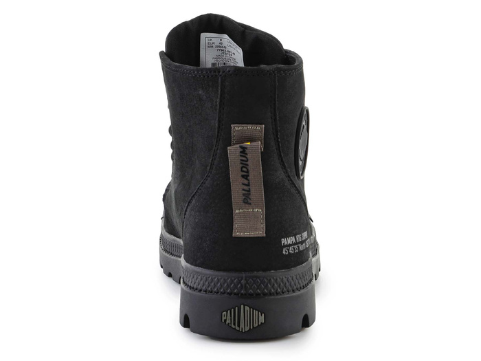 Die UNISEX-Stiefel Palladium Pampa HI SUPPLY LTH  Black 77963-001-M