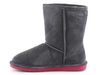 BearPaw Emma Youth 608Y-903 Charcoal Pom Berry