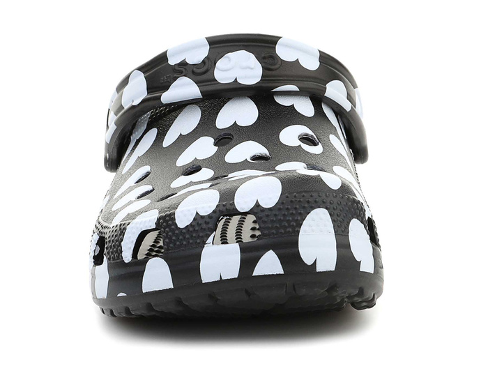 Crocs Classic Heart Print Clog 207679-066