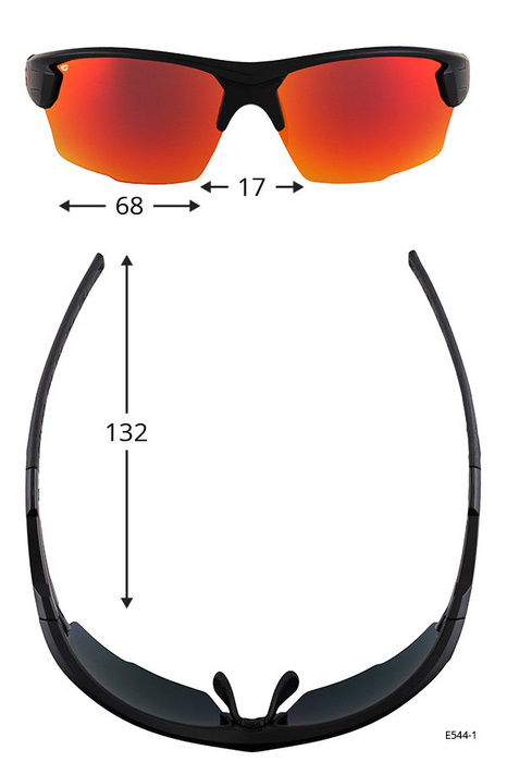 Fahrradbrille GOG STENO C E544-1