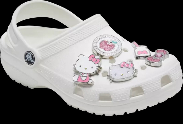 CROCS JIBBITZ NEW HELLO KITTY ELEVATED 5 PACK 10010555