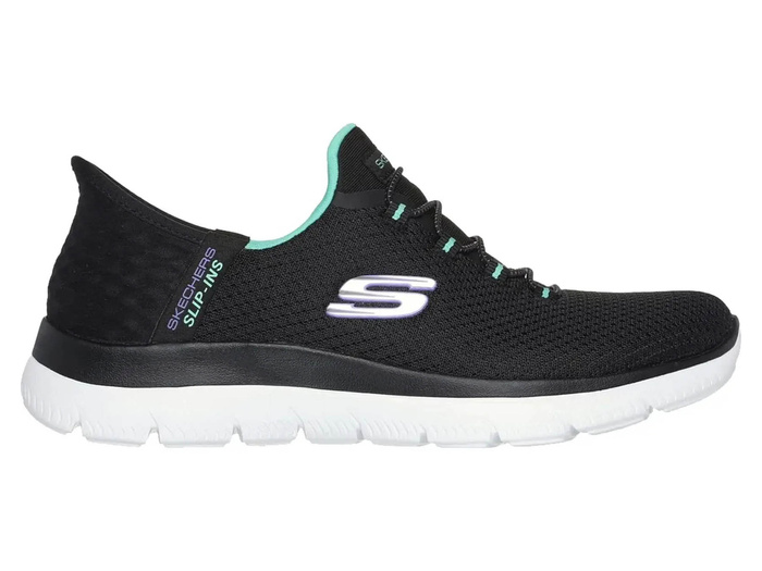 Skechers Slip-ins Summits - Diamond Dream 150123-BKTQ Black/Turquoise