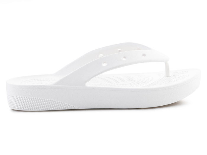 Crocs Classic Platform Flip W White 207714-100