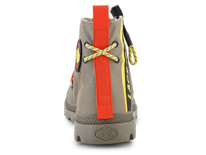 Palladium Pampa Lite Lace It Dusky green 78353-377-M