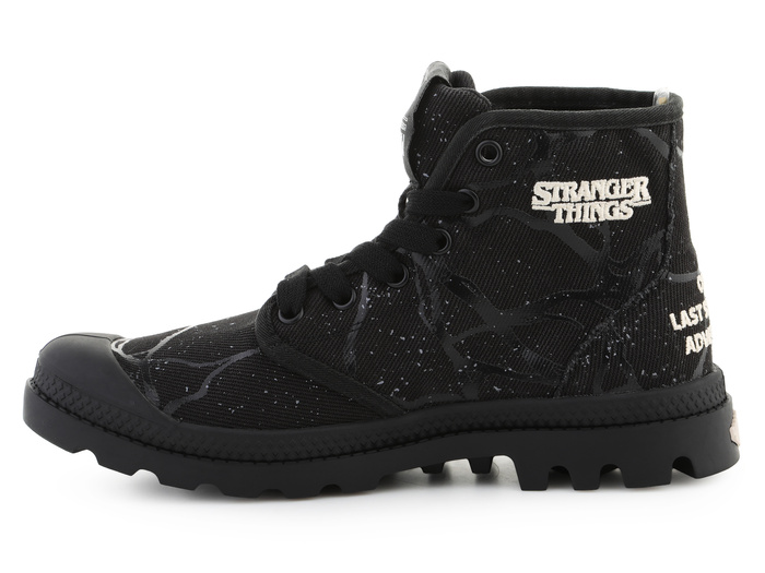 Palladium Stranger Things Pampa Hi Tunnels 94626-008-M Black