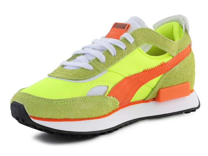 Puma future rider cut-out vintage wns 384861-01 yellow alert-dragon fire