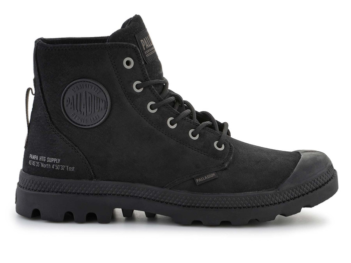 UNISEX Palladium Pampa HI SUPPLY LTH boots  Black 77963-001-M