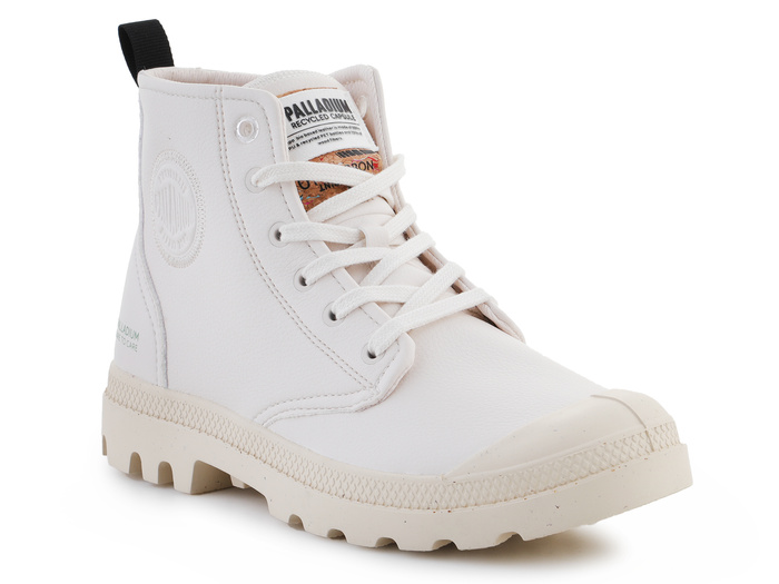 Palladium Pampa Hi Re Vegan Lth 74378-116-M Star White