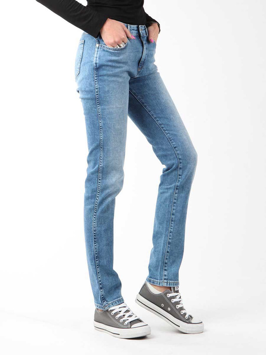 Jeanshose Wrangler Boyfriend Best Blue W27M9194O