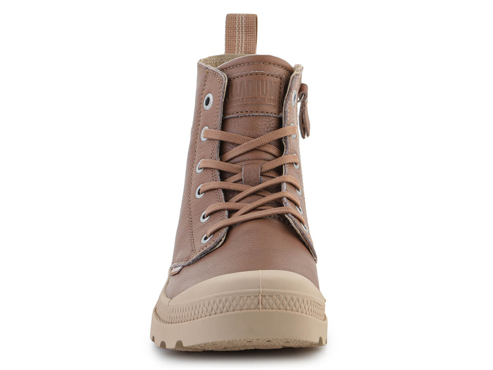 Palladium Pampa Zip Lth Ess 76888-254 Nude Brown