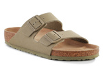 Birkenstock Rivet Logo Vegan Canvas Faded Khaki 1023958