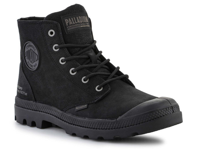 Die UNISEX-Stiefel Palladium Pampa HI SUPPLY LTH  Black 77963-001-M