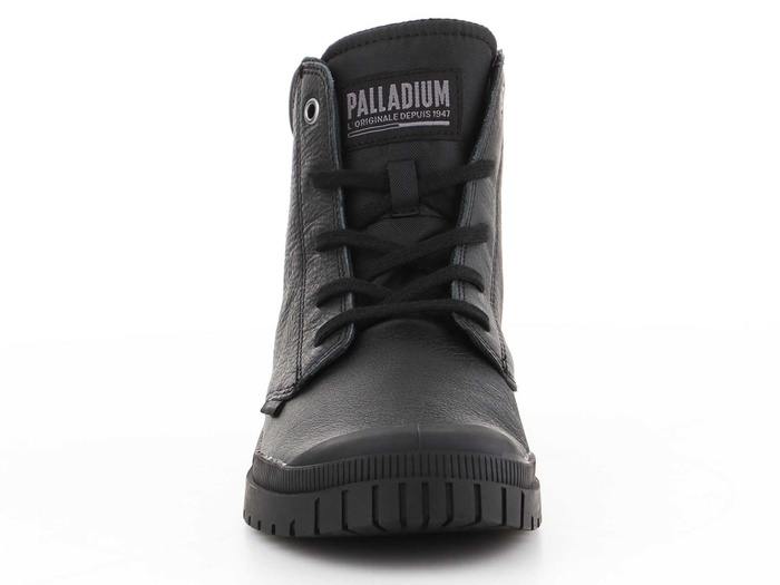 Palladium Pampa SP20 Cuff Leather Black/Black 77236-010-M