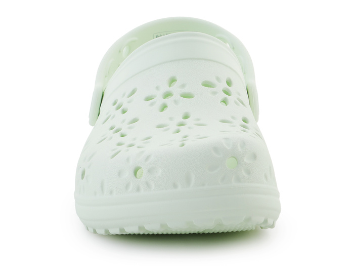 Crocs Classic Floral Cut Out Clog 210927-3YH Jade Tint